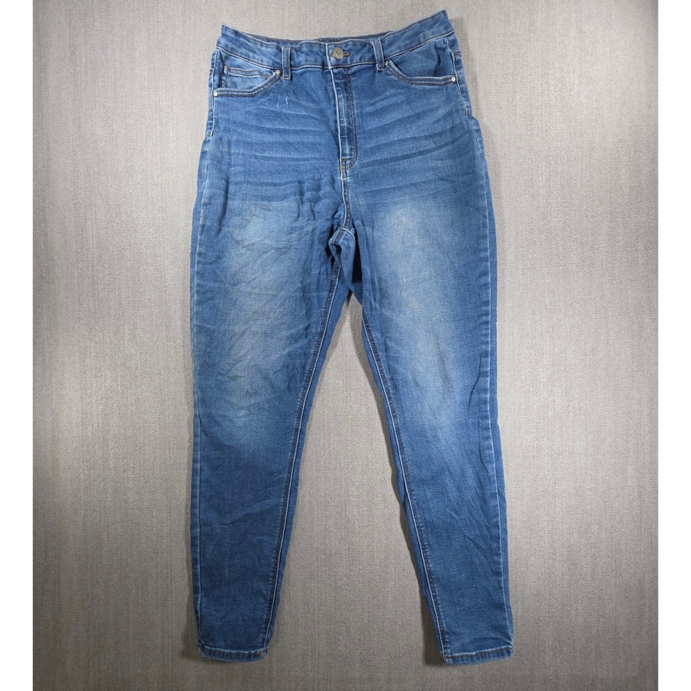 Refuge Cali Skinny Jeans Womens 11 Blue High Rise Medium Wash Denim